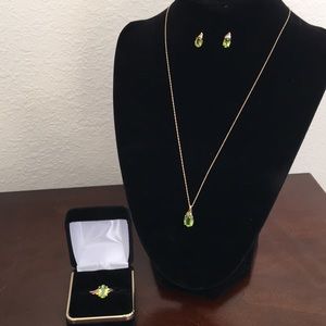 Amethyst/Diamond Jewelry Set